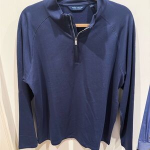 Peter Millar Dark Blue Half-Zip Sweater